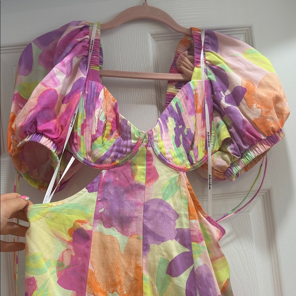 For Love And Lemons Multicolor cut out sexy Dress - Picture 3 of 9